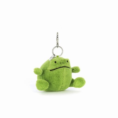 Jellycat Ricky Rain Frog Bag Charm Australia | 491358ANK